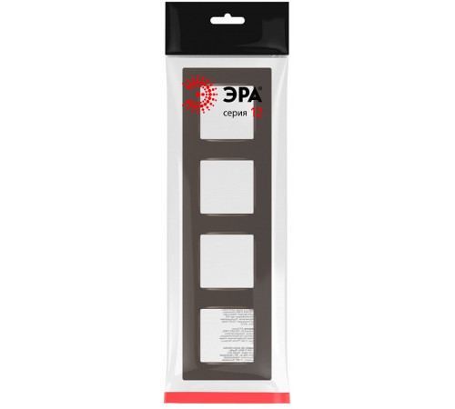 Рамка на 4 поста Эра Эра 12 12-5204-13