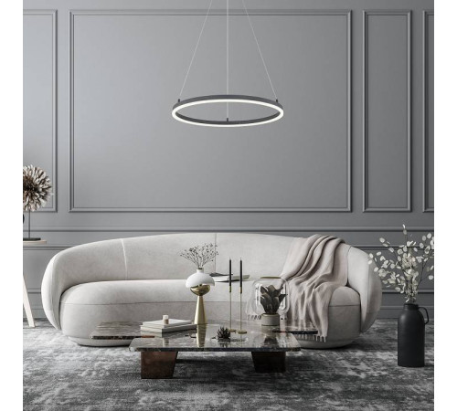 Подвесной светильник Escada Void 10254/1LED черный с управлением через приложение 10254/1LED Black APP
