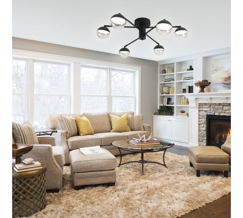 Люстра на штанге Escada DIVERSE 10271/6LED Black