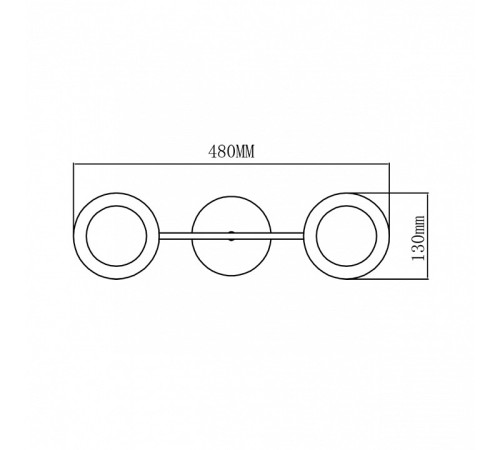 Накладной светильник Escada MUSE 1100/2P