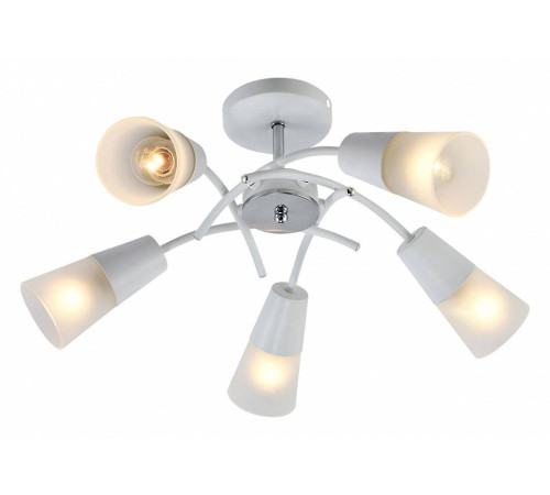 Люстра на штанге Escada Calla 1109/5P White