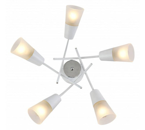 Люстра на штанге Escada Calla 1109/5P White