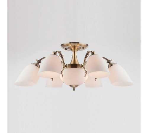 Потолочная люстра Eurosvet Ariele 22010/6+2 античная бронза