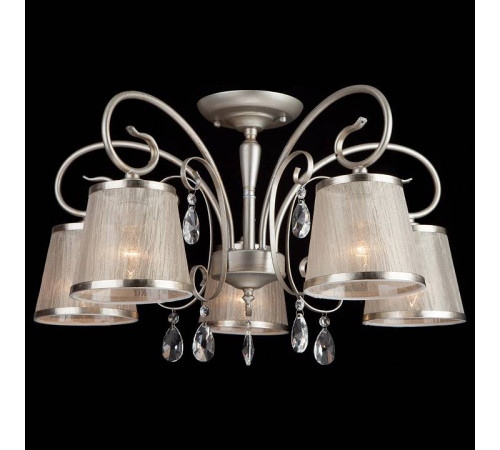 Потолочная люстра Eurosvet Liona 60065/5 серебро