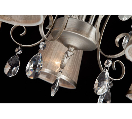 Потолочная люстра Eurosvet Liona 60065/5 серебро