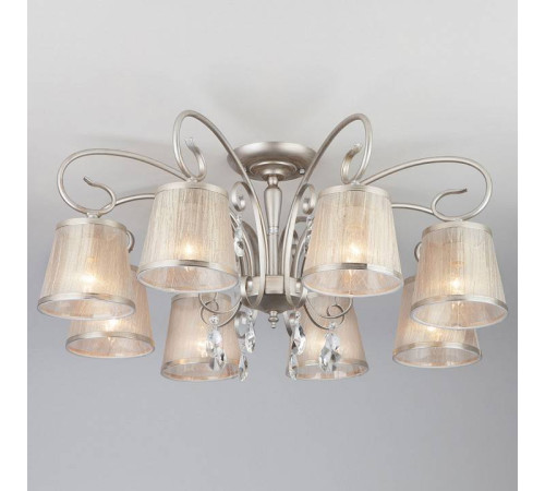 Потолочная люстра Eurosvet Liona 60065/8 серебро