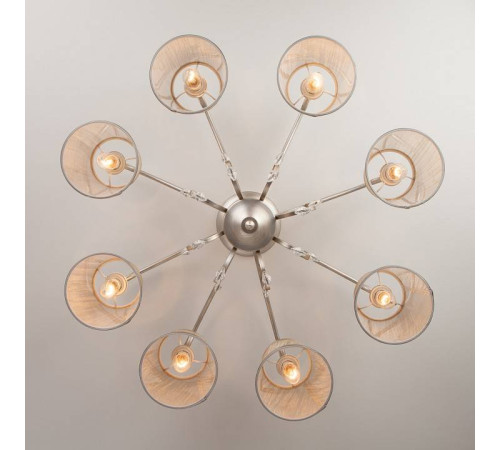 Потолочная люстра Eurosvet Liona 60065/8 серебро