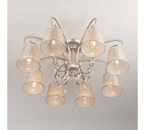 Потолочная люстра Eurosvet Liona 60065/8 серебро