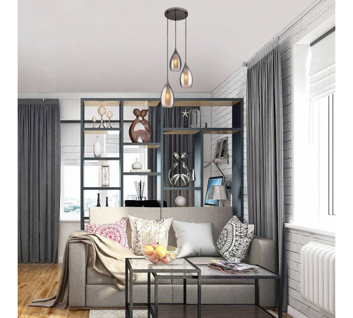 Подвесной светильник Eurosvet Cosmic 50085/3 черный жемчуг