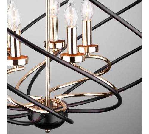 Подвесная люстра Eurosvet Sorrel 60105/5 черный