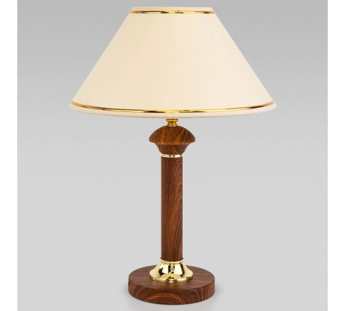 Настольная лампа декоративная Eurosvet Lorenzo 60019/1 орех 60019/1