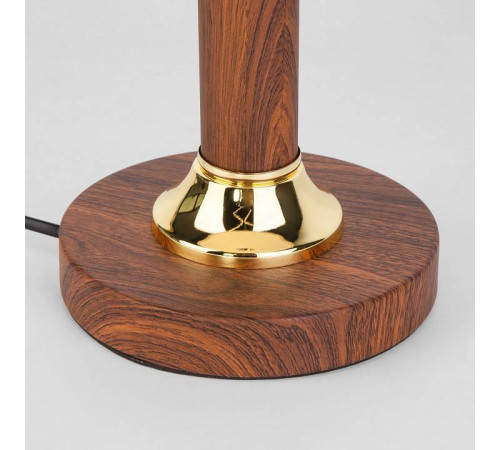 Настольная лампа декоративная Eurosvet Lorenzo 60019/1 орех 60019/1