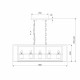 Подвесной светильник Eurosvet Crate 70122/5 черный