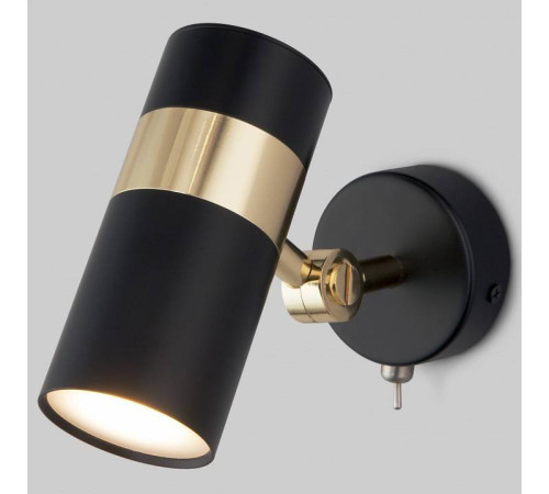 Бра Eurosvet Viero 20096/1 черный/золото