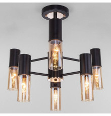Люстра на штанге Eurosvet Tesoro 70125/6 черный