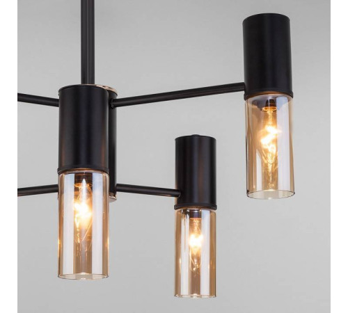 Люстра на штанге Eurosvet Tesoro 70125/6 черный