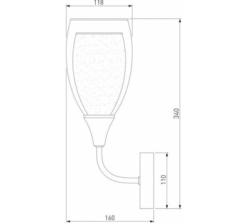 Бра Eurosvet Cosmic 50285/1 золото