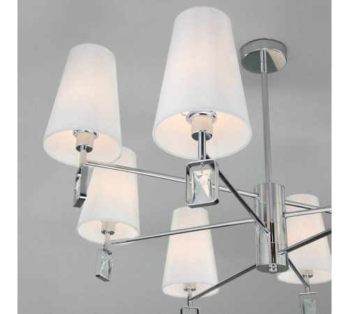 Люстра на штанге Eurosvet Milazzo 60137/8 хром