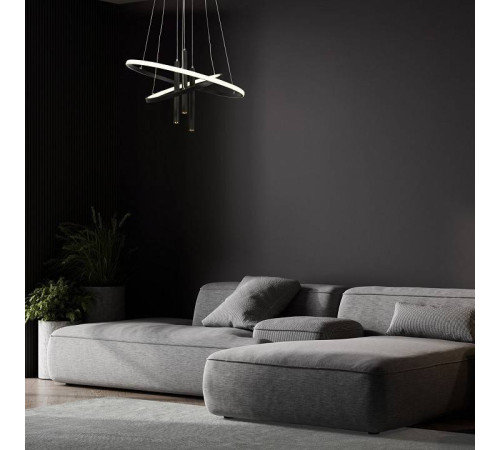 Подвесной светильник Eurosvet Stroke 90270/3 черный