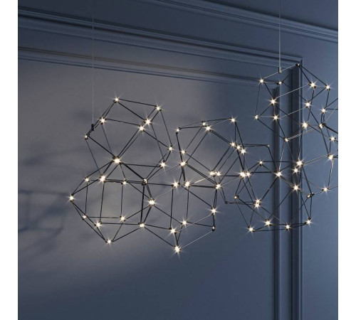 Подвесная люстра Eurosvet Uma 90168/14 черный жемчуг