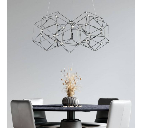 Подвесная люстра Eurosvet Uma 90169/5 черный жемчуг