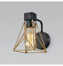 Бра Eurosvet Trappola черный латунь 70107/1