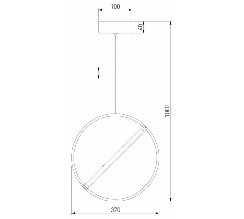 Подвесной светильник Eurosvet Element 90281/1 хром