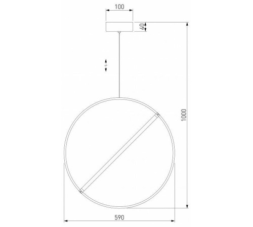 Подвесной светильник Eurosvet Element 90282/1 хром