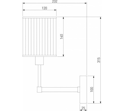 Бра Eurosvet Inari 60144/1 золото
