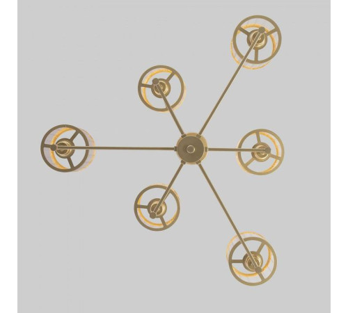 Люстра на штанге Eurosvet Inari 60144/6 золото