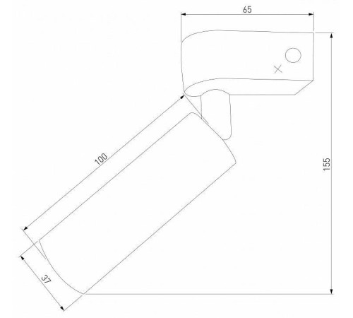 Бра Eurosvet Pitch 20143/1 LED жемчуг черный
