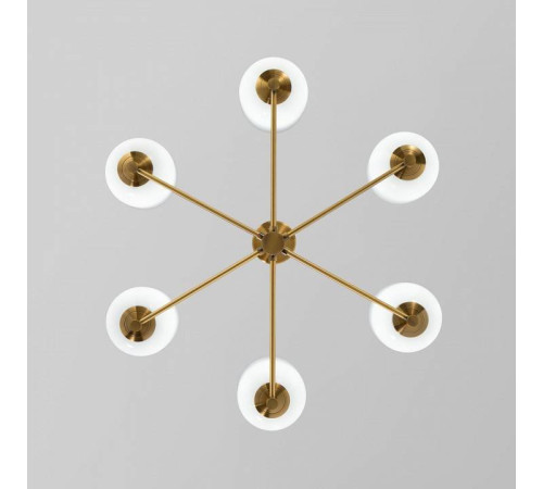 Люстра на штанге Eurosvet Loona 60161/6 латунь