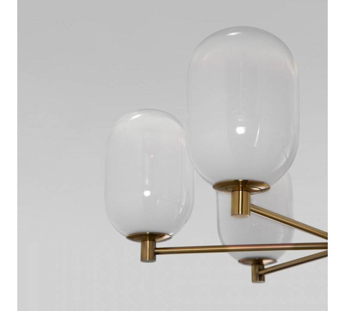 Люстра на штанге Eurosvet Loona 60161/6 латунь