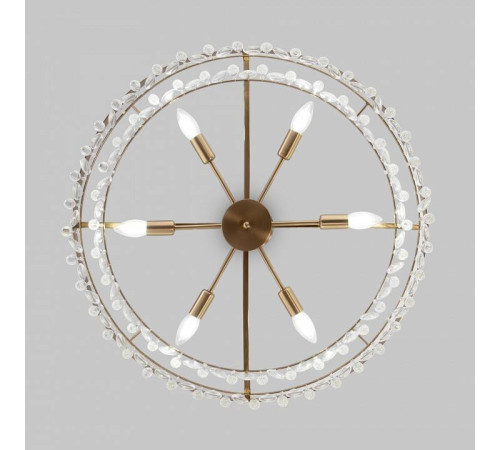 Люстра на штанге Eurosvet Sophie 60165/6 латунь