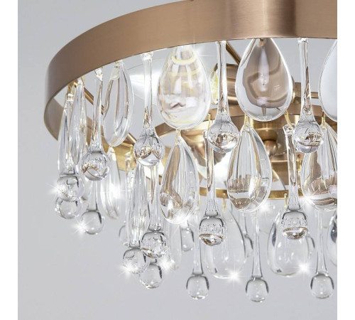 Люстра на штанге Eurosvet Sophie 60165/3 латунь