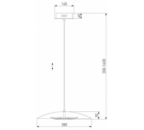 Подвесной светильник Eurosvet Kontur 90328/1 черный