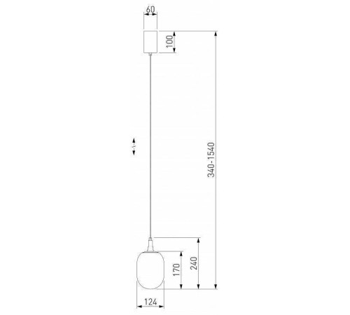 Подвесной светильник Eurosvet Pineapple 50266/1 янтарный