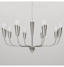 Подвесная люстра Eurosvet Rhyton 60167/8 никель