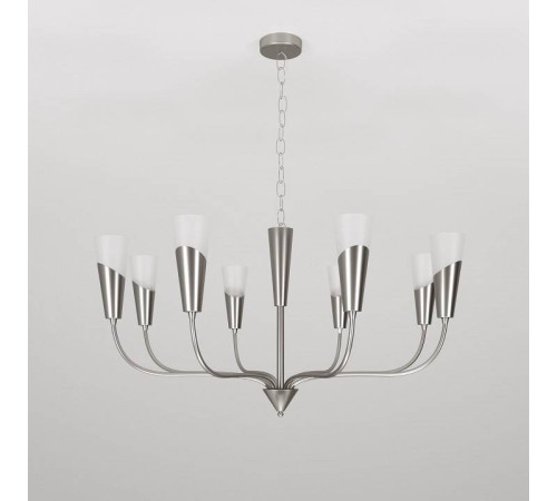 Подвесная люстра Eurosvet Rhyton 60167/8 никель