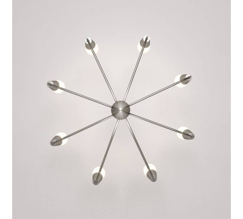 Подвесная люстра Eurosvet Rhyton 60167/8 никель