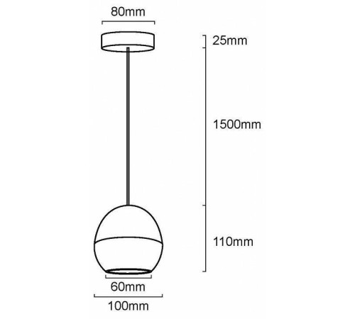 Подвесной светильник Fiberli Ayleen 12110401