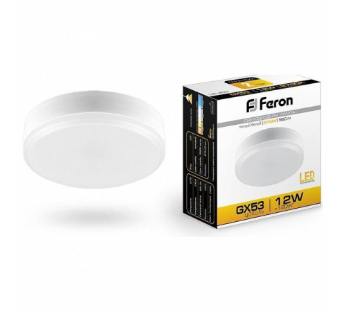 Лампа светодиодная Feron Saffit LB-453 GX53 12 Вт 2700 K 25833