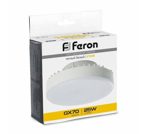 Лампа светодиодная Feron LB-474 GX70 25Вт 2700K 38268