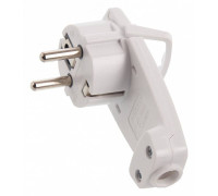 Вилка угловая с заземлением Stekker PPG16-45-202 39039