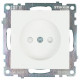 Розетка без заземления и со шторкой, без рамки Stekker Катрин 39303