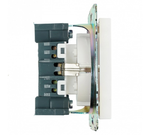 Розетка с заземлением и со шторкой, без рамки Stekker Катрин 39304