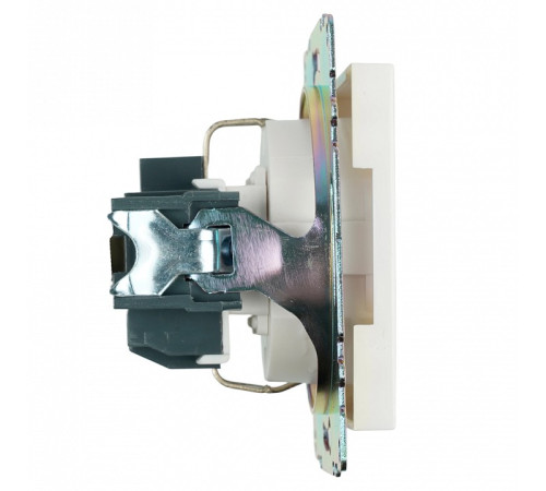 Розетка с заземлением и со шторкой, без рамки Stekker Катрин 39304