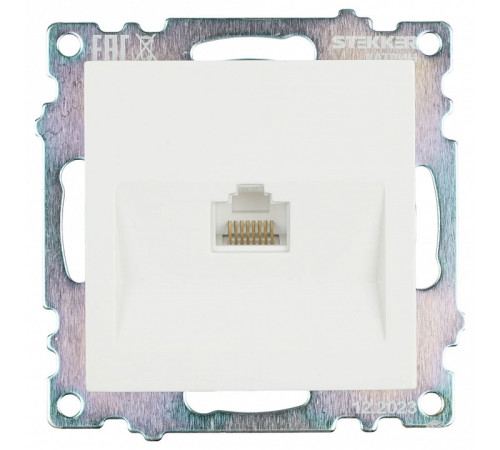 Розетка Ethernet RJ-45 без рамки Stekker Катрин 39305