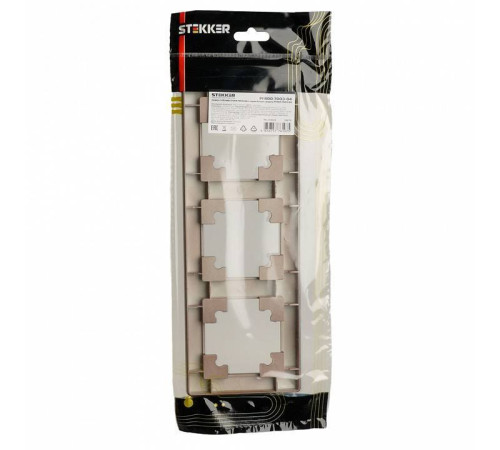 Рамка на 3 поста Stekker PFR00-7003-04 39819