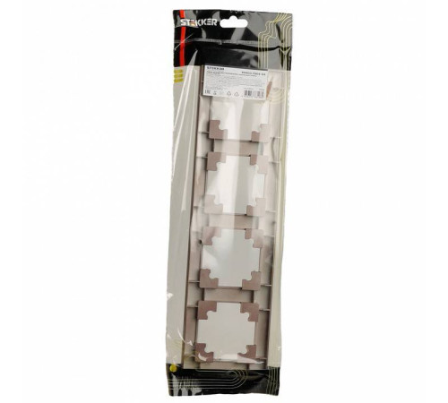 Рамка на 4 поста Stekker PFR00-7004-04 39820